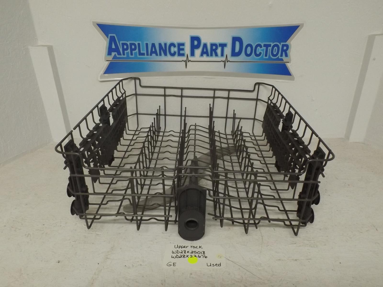 GE Dishwasher WD28X25018 WD28X22676 Upper Dish Rack Used GE Dishwasher WD28X25018 WD28X22676 Upper Dish Rack Used